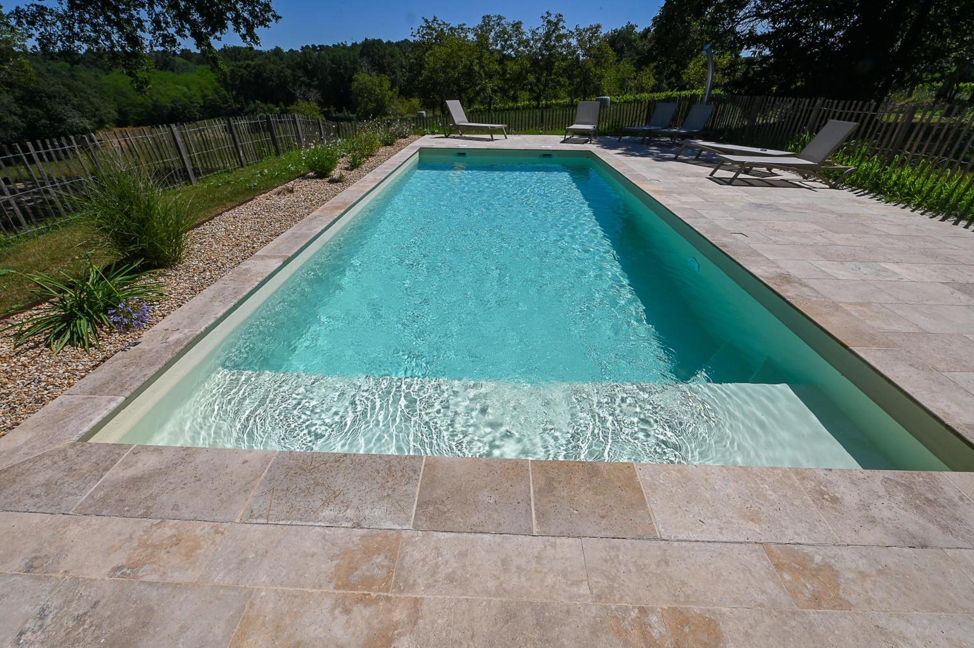 Gite Les Mareillauds - Piscine Salon Экстерьер фото